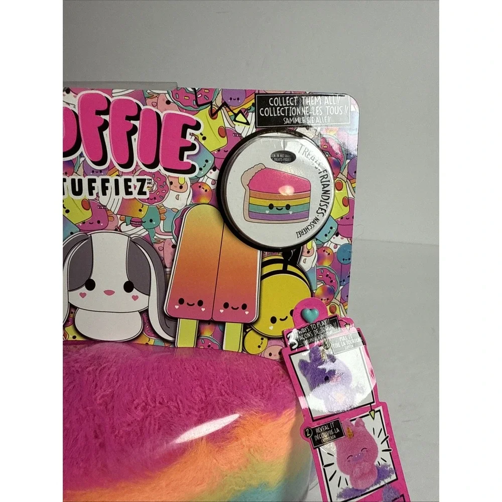 Fluffie Stuffiez Large *RAINBOW* Cake Treats‎ 3 Ways To Play Plush